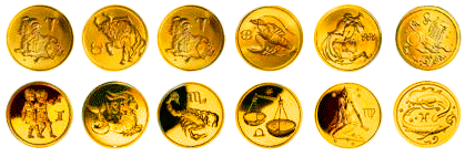инвестиционные монеты Сбербанка Знаки зодиака