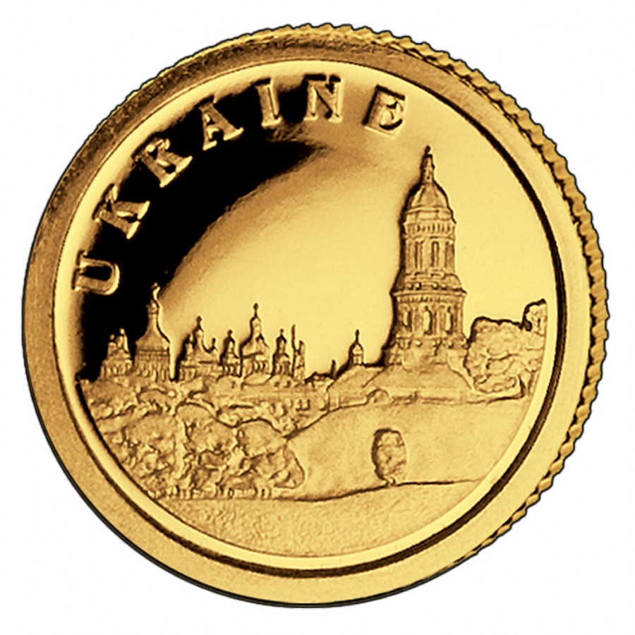 Золотая монета Украины