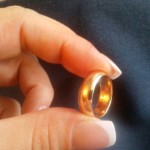 Кольцо из медицинского золота